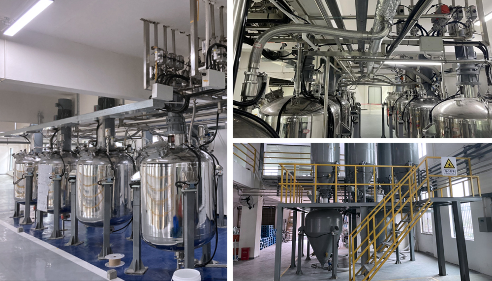 湖南某知名企業(yè)環(huán)氧樹脂膠自動配料系統